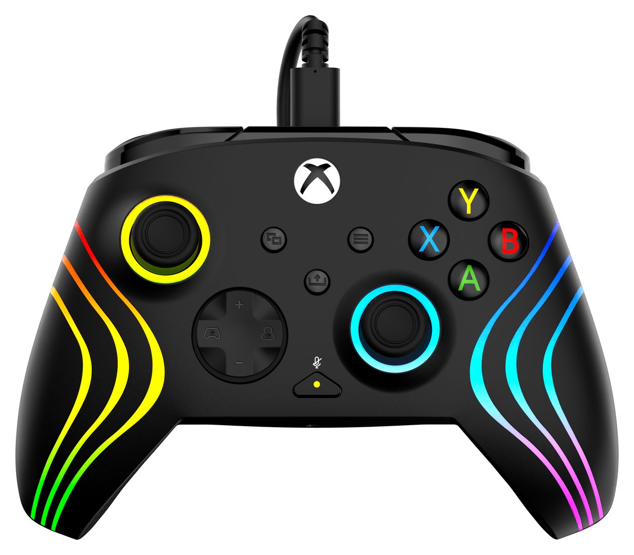 Afterglow Wave Wired Controller Gamepad für PC, Xbox, Xbox One, Xbox Series S, Xbox Series X  (Schwarz) 