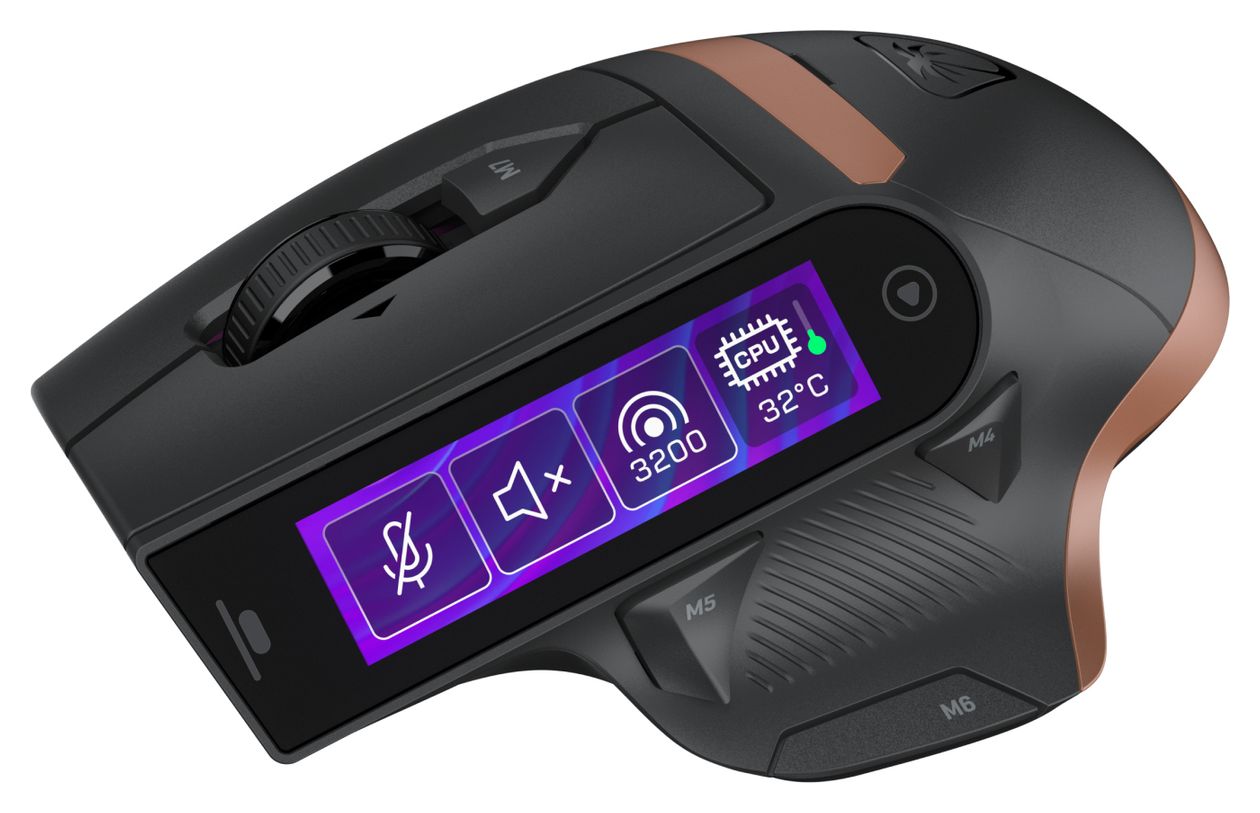 Command Series MC7 Wireless 30000 DPI Gaming Maus Optisch  (Schwarz) 
