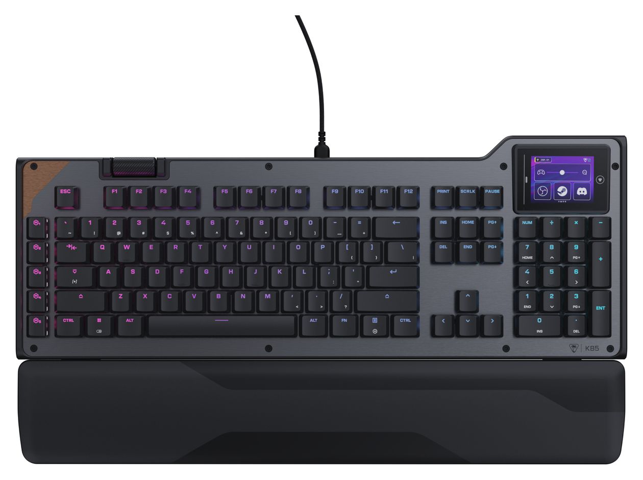 Command Series KB5 RGB-LED Gaming Tastatur USB  (Schwarz) 