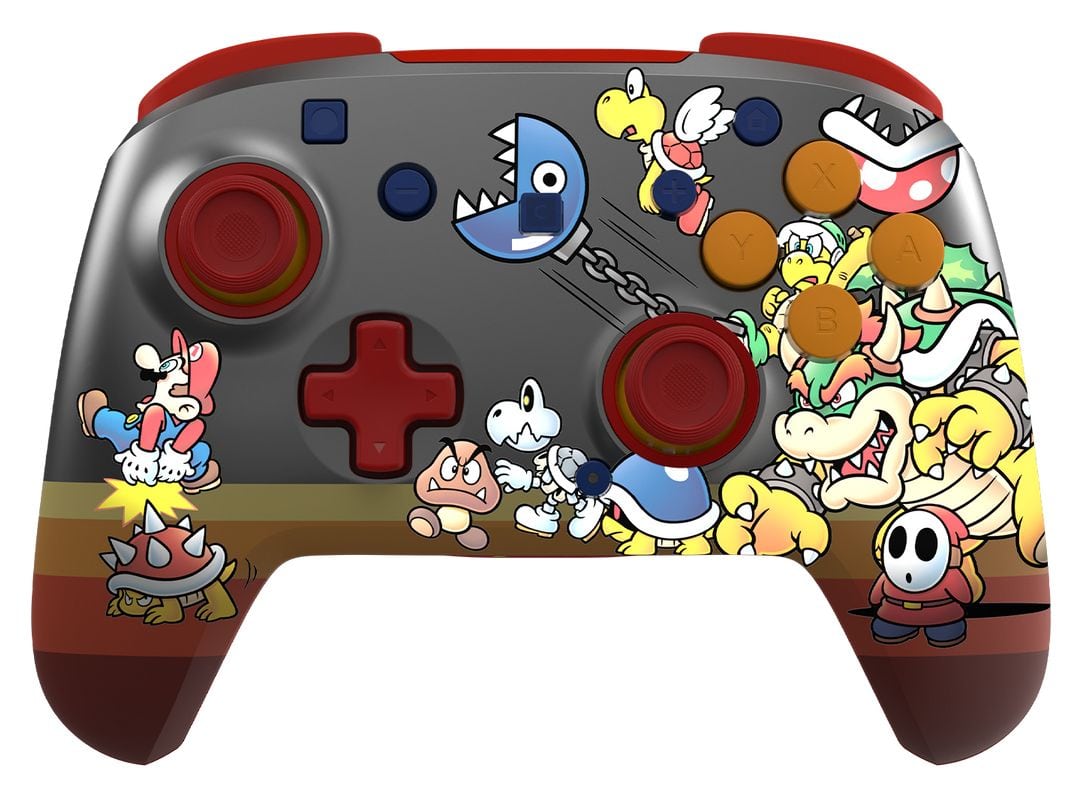 Rematch Wireless Controller Super Mario: Koopa Troop Gamepad für Nintendo Switch, Nintendo Switch 2, Nintendo Switch Lite, Nintendo Switch OLED  (Mehrfarbig) 