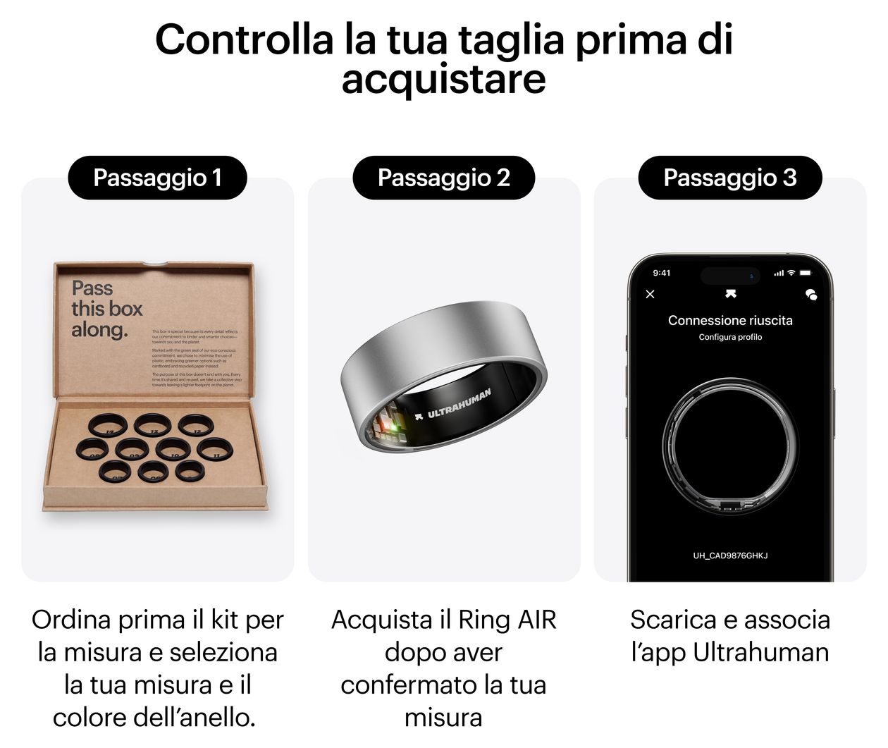 Ring AIR Smart Ring  (Titan) 