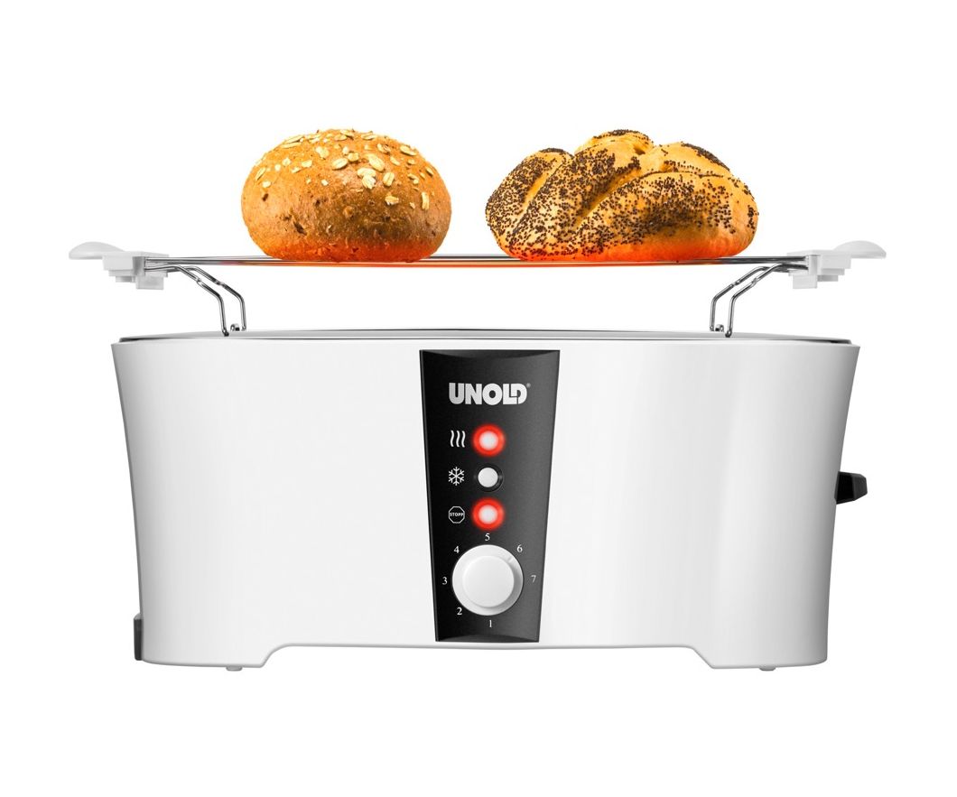 38020 Design Toaster 1350 W 4 Scheibe(n)  (Schwarz, Weiß) 