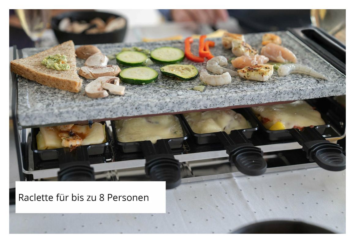 48760 Delice Basic Raclette 8 Person(en) 1200 W 