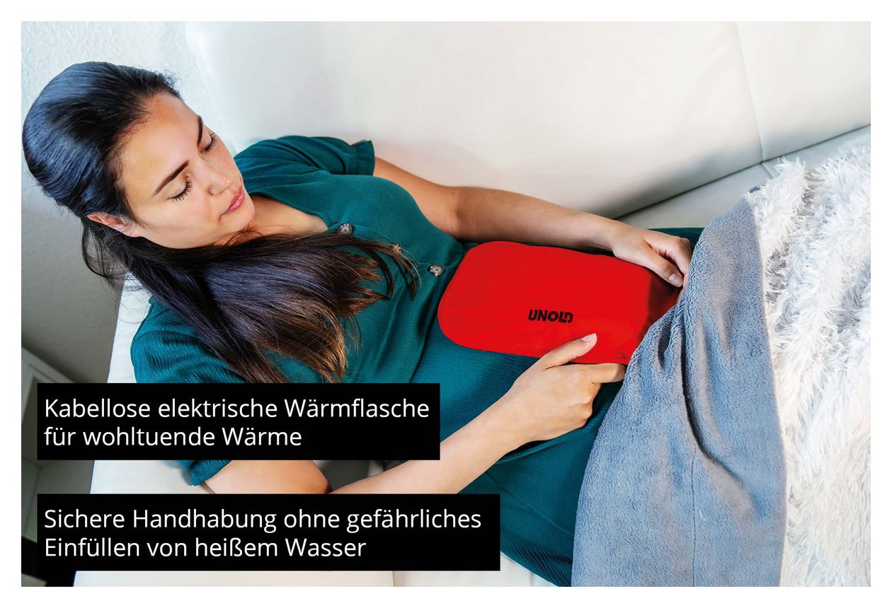 Wärmi elektrische Wärmflasche 380 W  (Rot) 