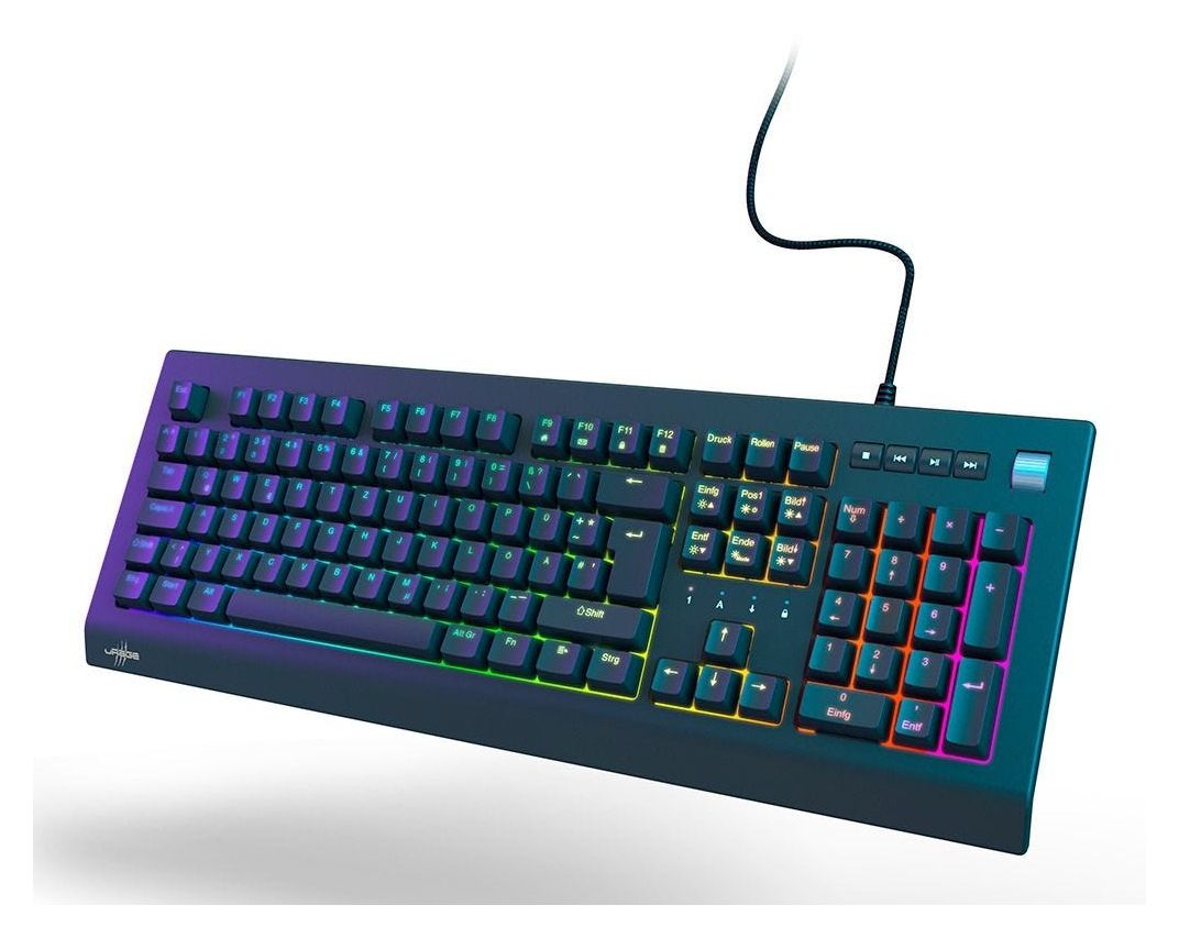 Exodus 600 RGB-LED Gaming Tastatur USB  (Schwarz) 