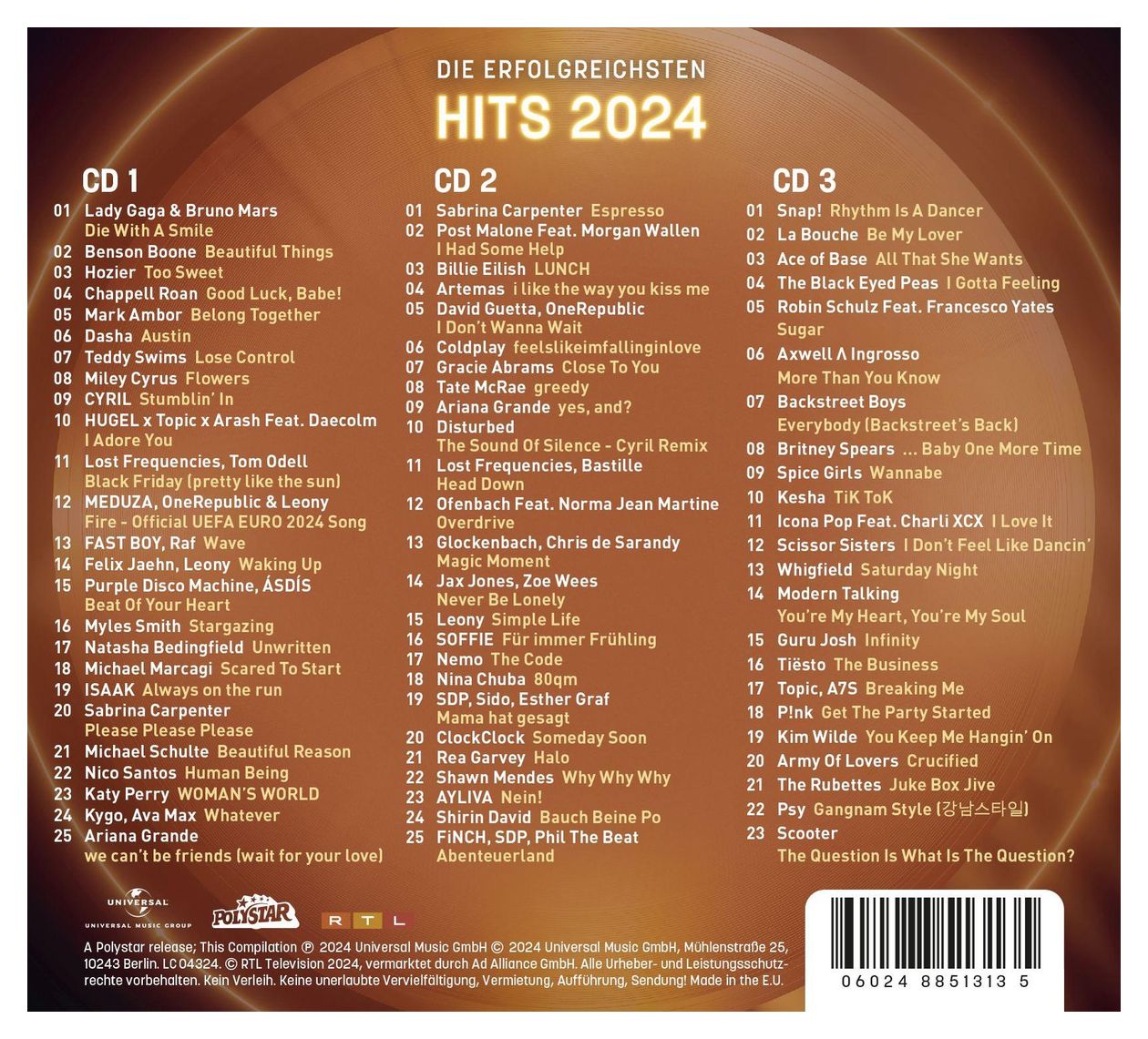 Various - Die Ultimative Chartshow - Hits 2024 