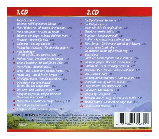 VARIOUS - Die Volkstümliche Hitparade Sommer 2024 