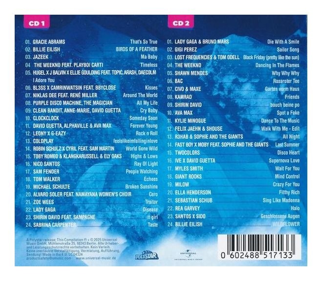 Various - MegaHits 2025 - Die Erste 