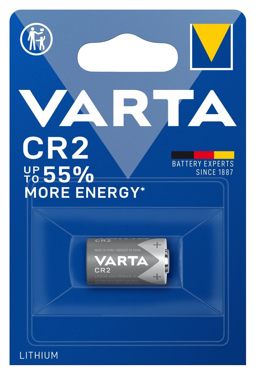 Batterien CR2 Lithium Rundzelle, 1 Stück, 3V, Spezialbatterien für elektronische Kleingeräte, mit langanhaltender, höchster Leistung 