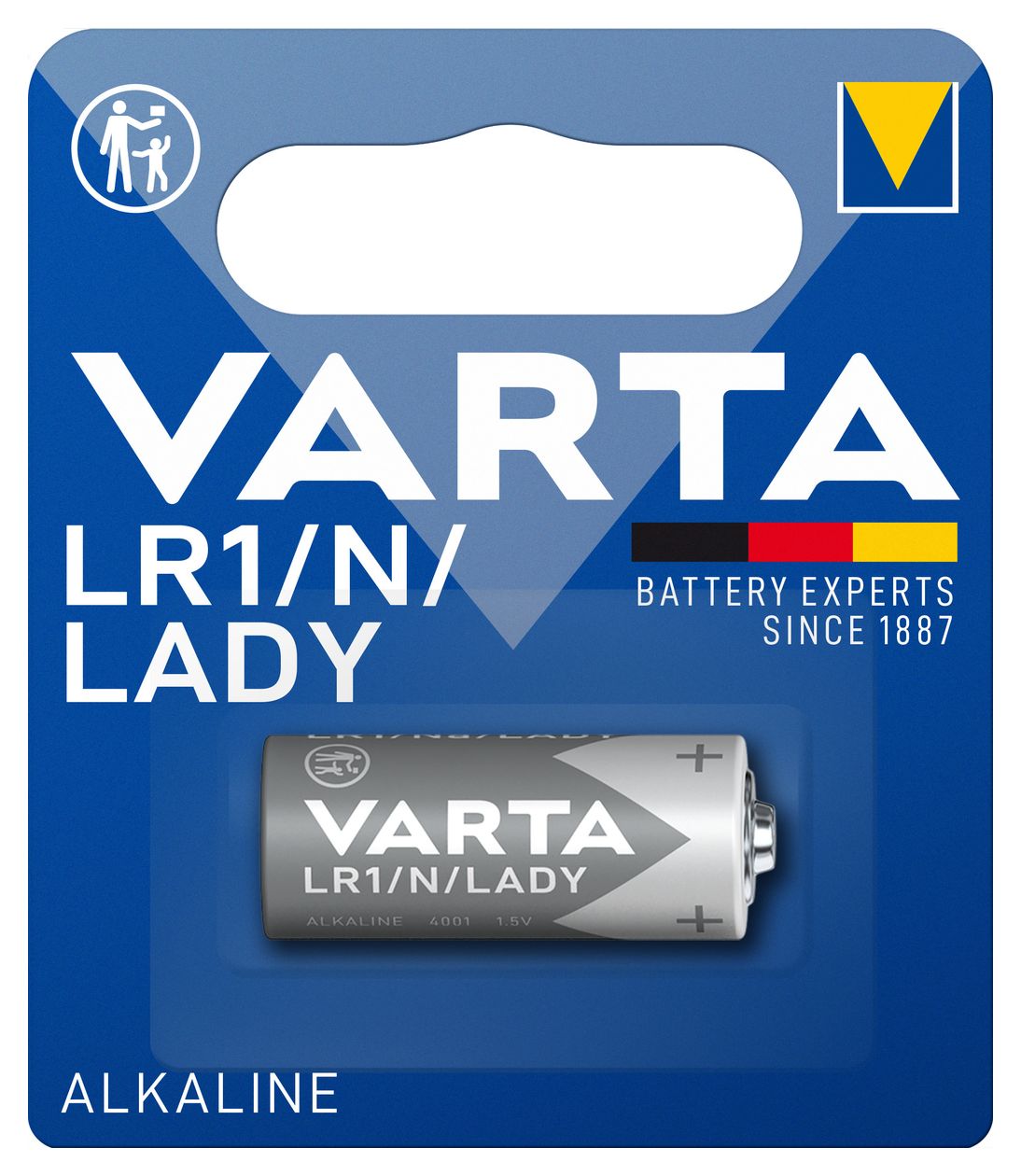 Alkaline Special Batterie Alkali 1,5 V 1 Stück  (Grau/Silber) 