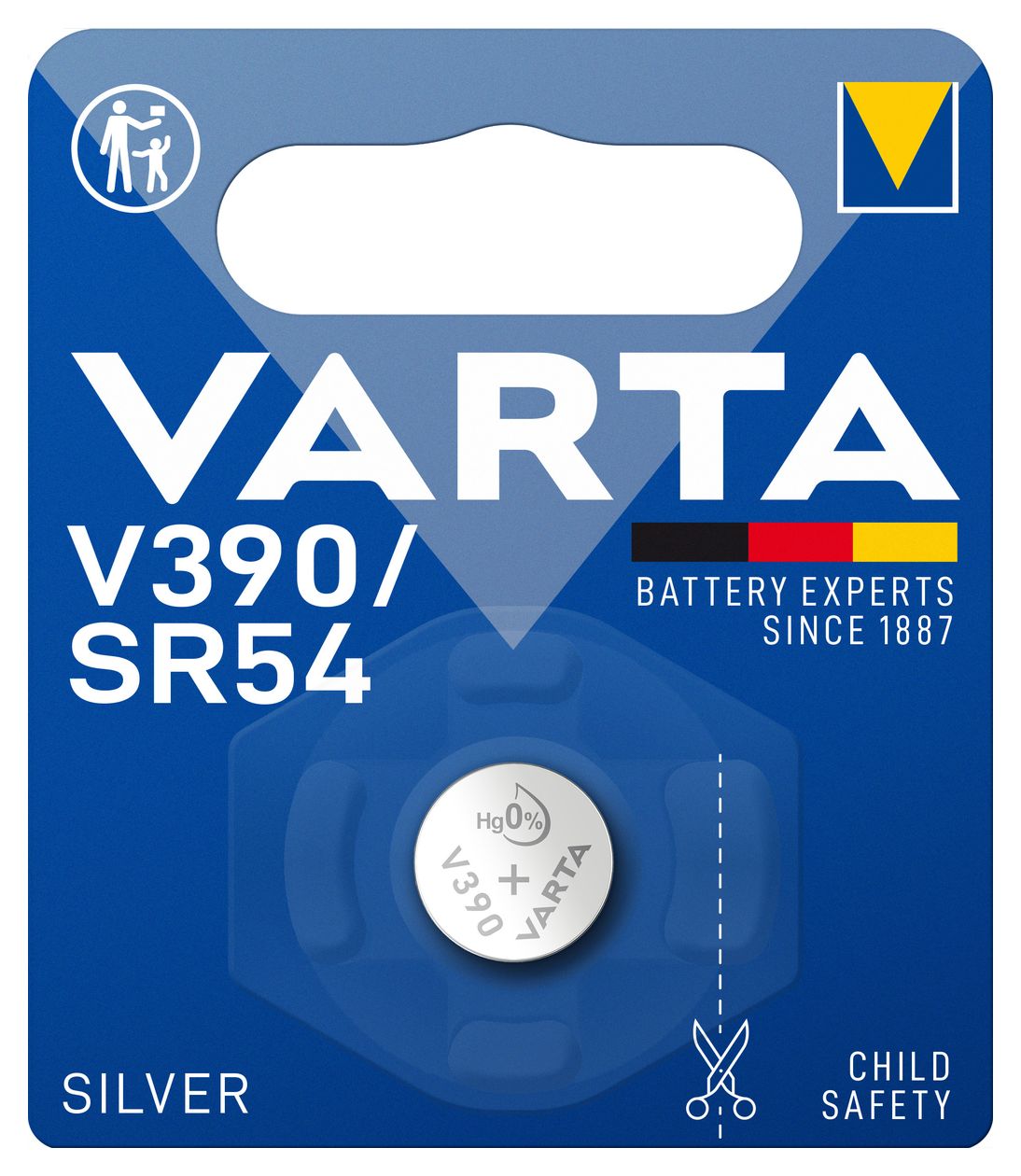 Silver Coin Knopfzelle SR54 Silberoxid 1,55 V 1 Stück  (Silber) 