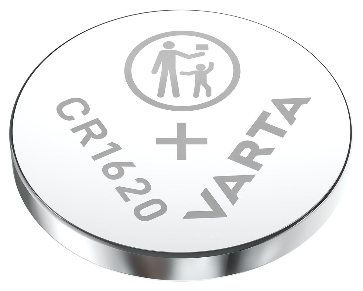 Lithium Coin Knopfzelle CR1620 Lithium 3 V 1 Stück  (Metallisch) 