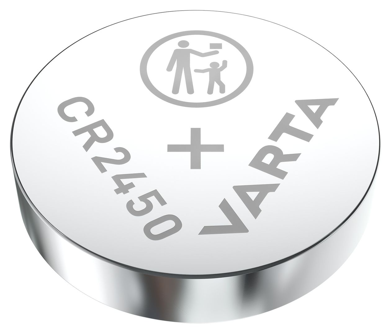 VARTA Batterien Knopfzelle CR2450, 4 Stück, Lithium Coin, 3V, kindersichere Verpackung, für elektronische Kleingeräte 