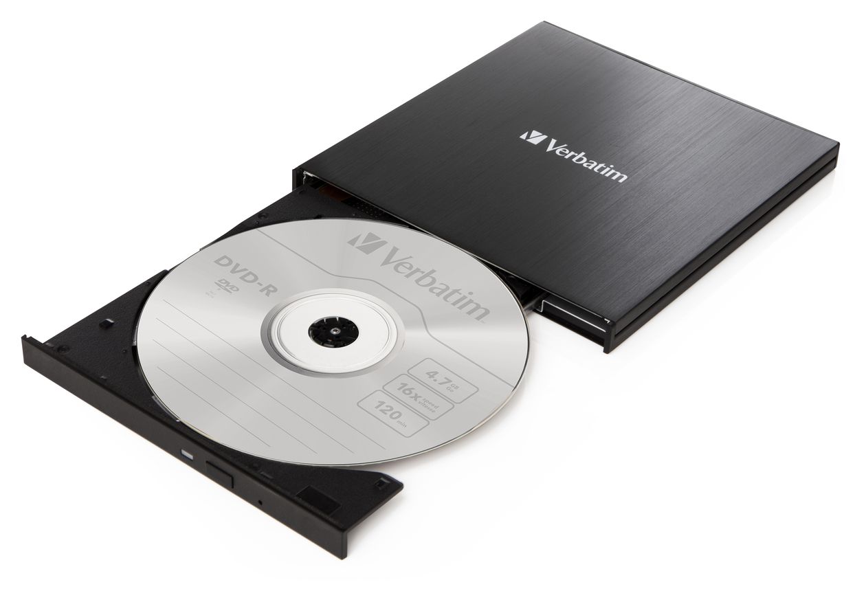 43886 Slimline externer CD/DVD-Brenner 