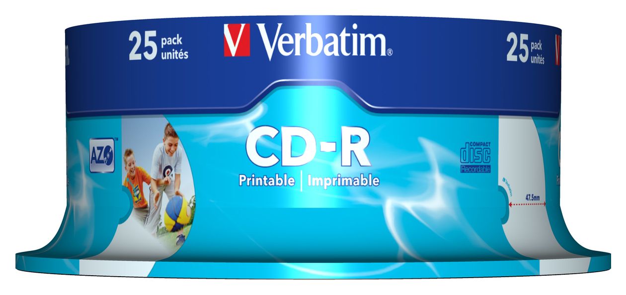 CD-R AZO Wide Inkjet Printable 