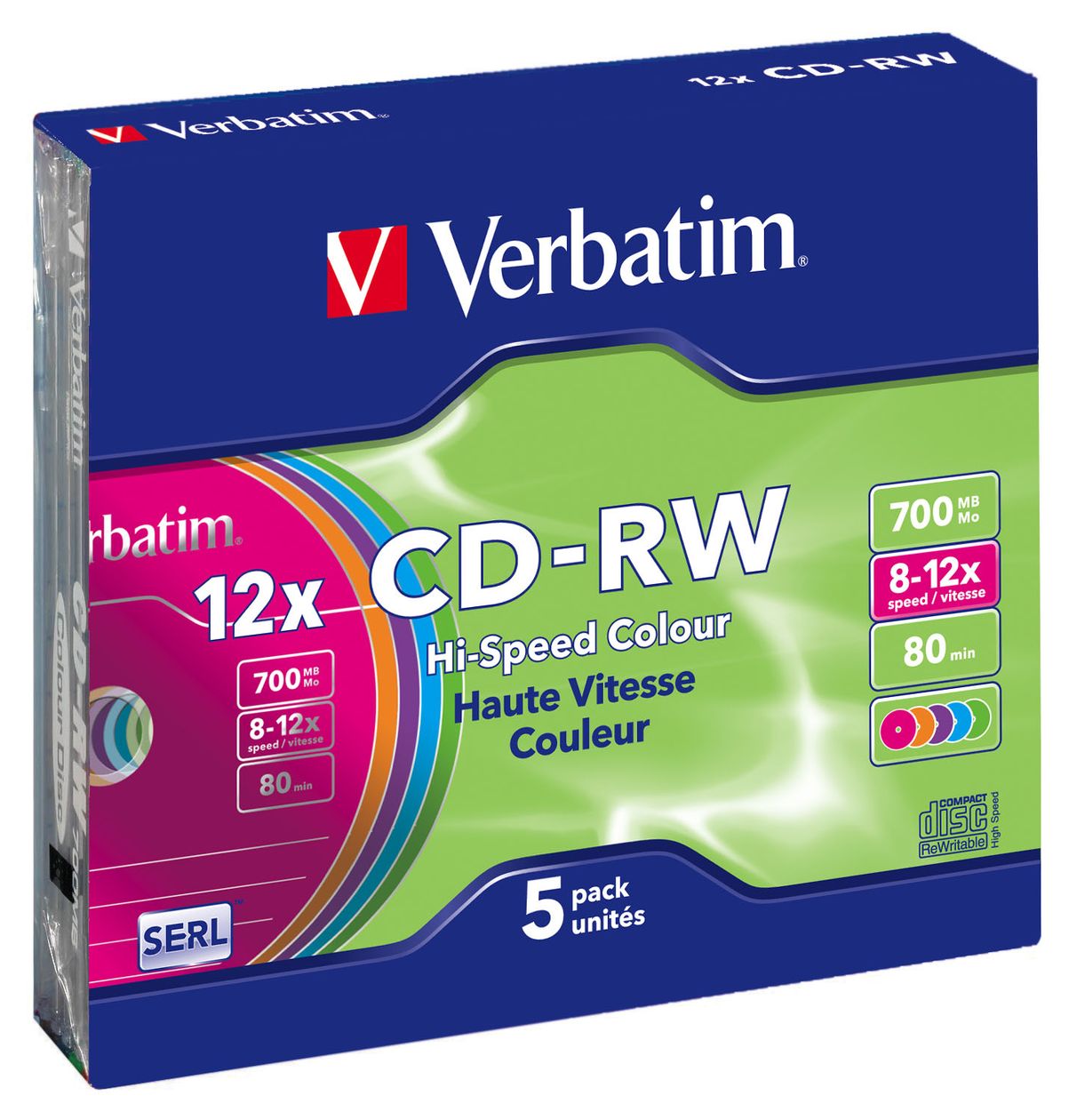 CD-RW Colour 12x 