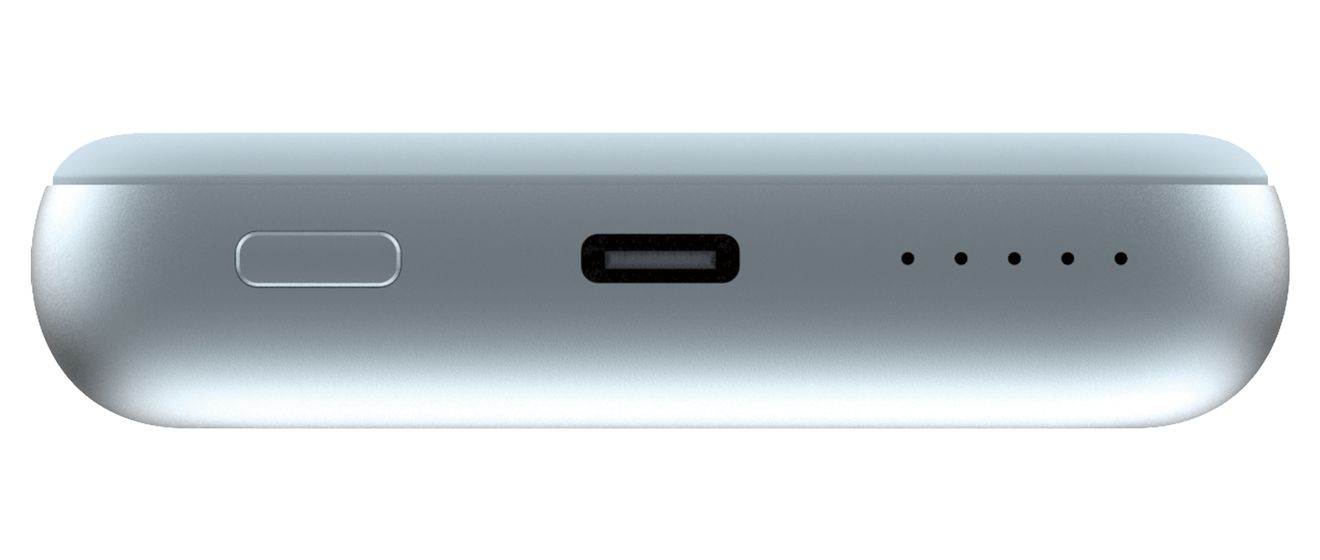 Charge 'n' Go 10000 mAh Powerbank USB Typ-C Kabelloses Laden  (Blau) 