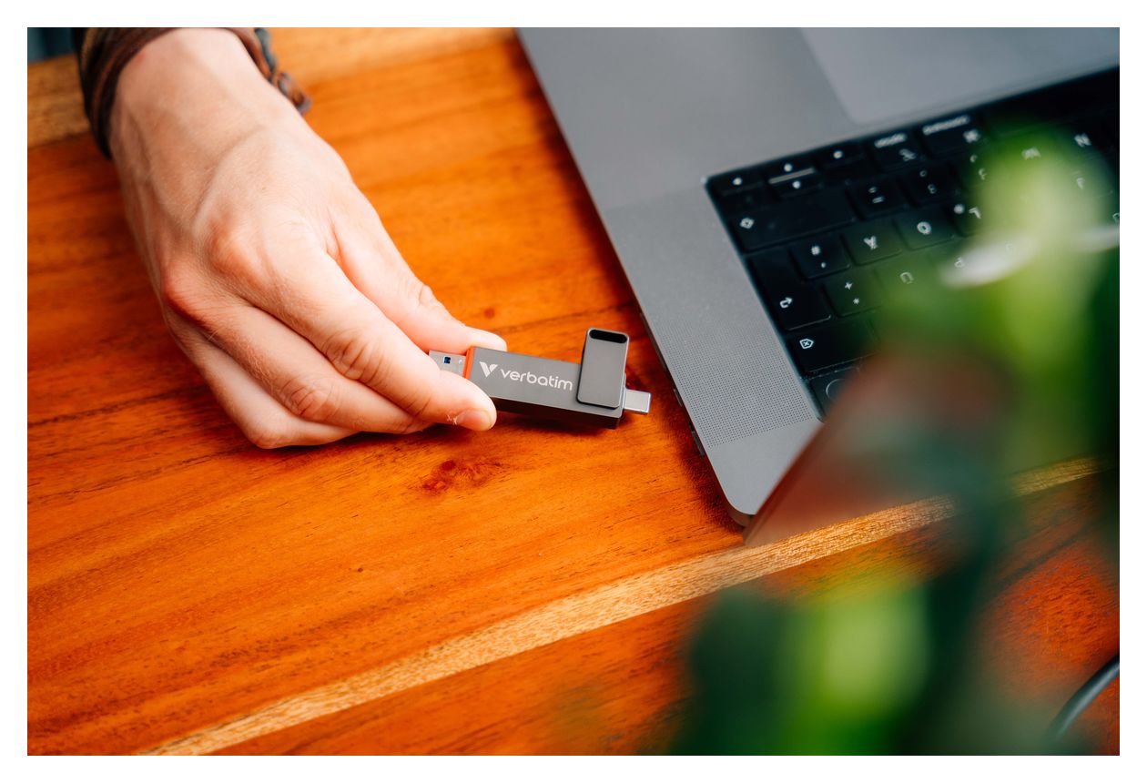 Dual QuickStick USB Type-A / USB Type-C Stick 1 TB  (Grau) 