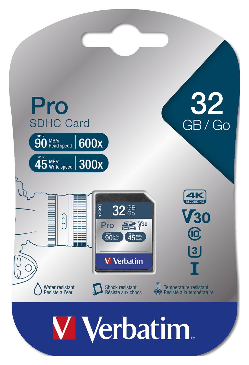 Pro SDHC Speicherkarte 32 GB Klasse 10 
