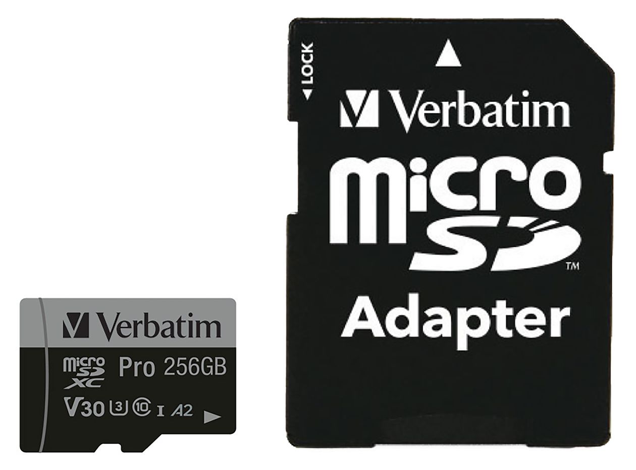 Pro MicroSDXC Speicherkarte 256 GB Class 3 (U3) Klasse 10 