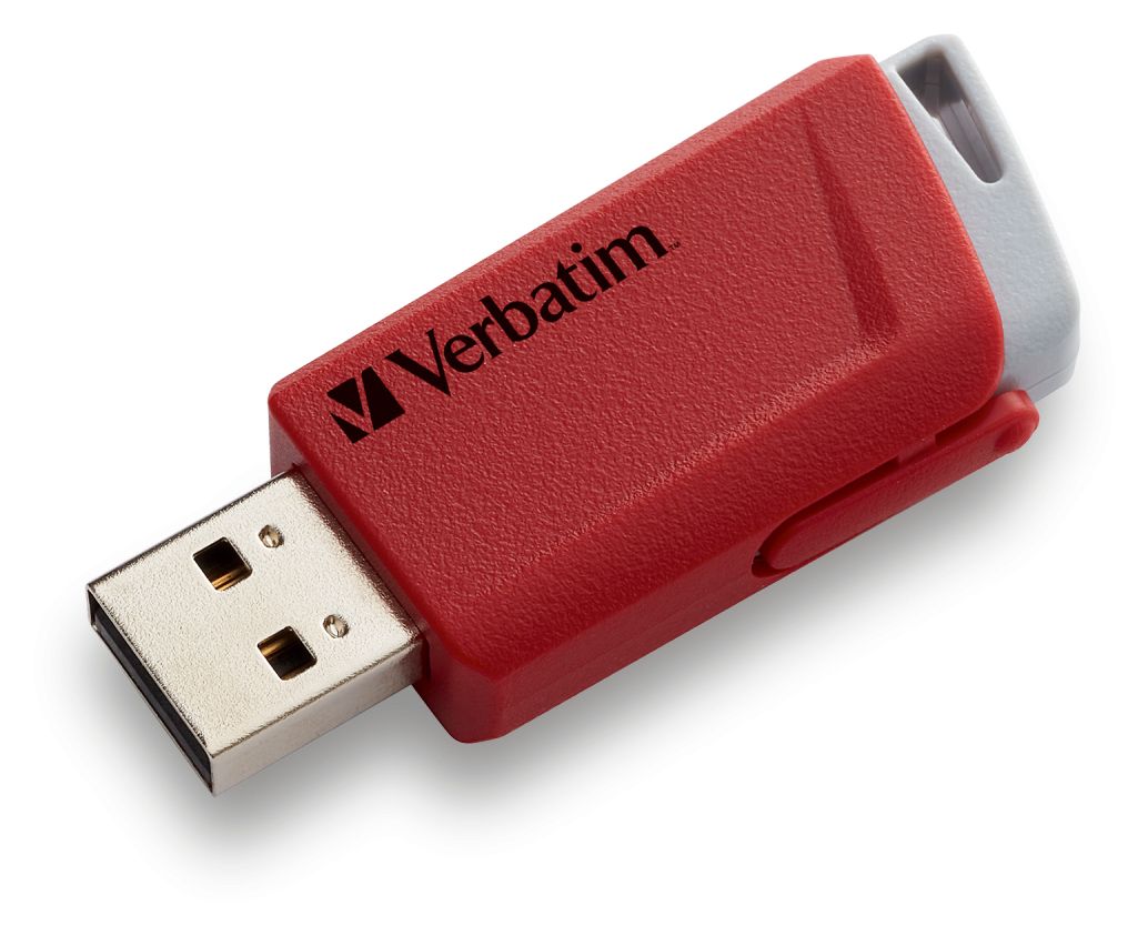 Store 'n' Click USB Typ-A Stick 32 GB  (Blau, Grau, Rot) 