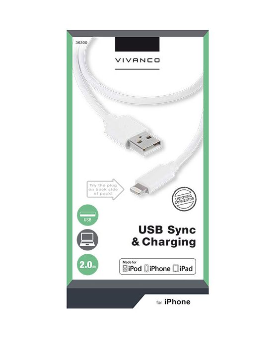 2836300 Lightning auf USB A 2 m  (Weiß) 
