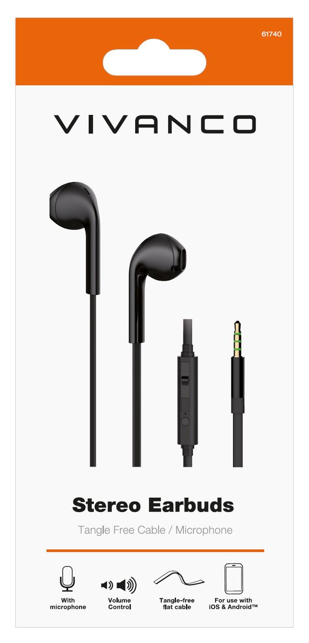 61740 WEVVSS10 In-Ear Kopfhörer Kabelgebunden  (Schwarz) 