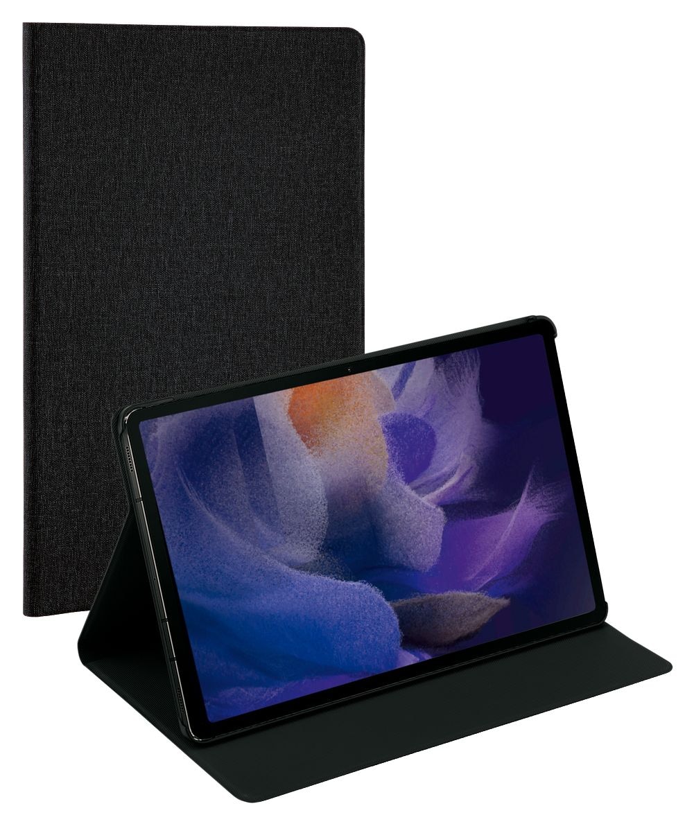Book Case Folio aus Kunstleder für Samsung Galaxy Tab A8 (2021) bis 26,7 cm (10.5") Kratzresistent, Schockresistent (Schwarz) 