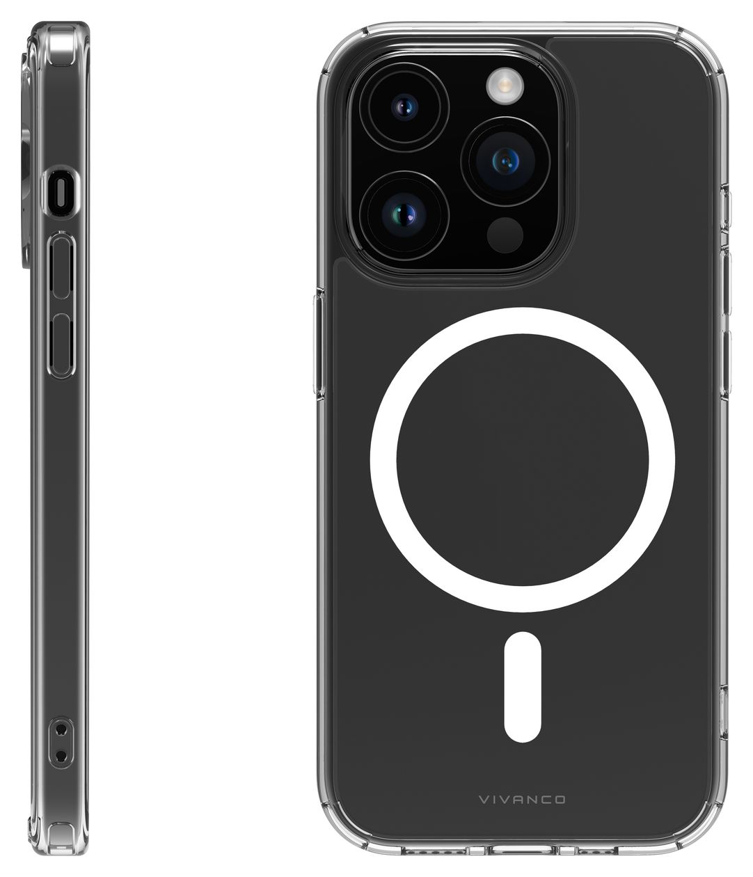 Mag Steady Cover für Apple iPhone 15 Pro Max  (Transparent) 
