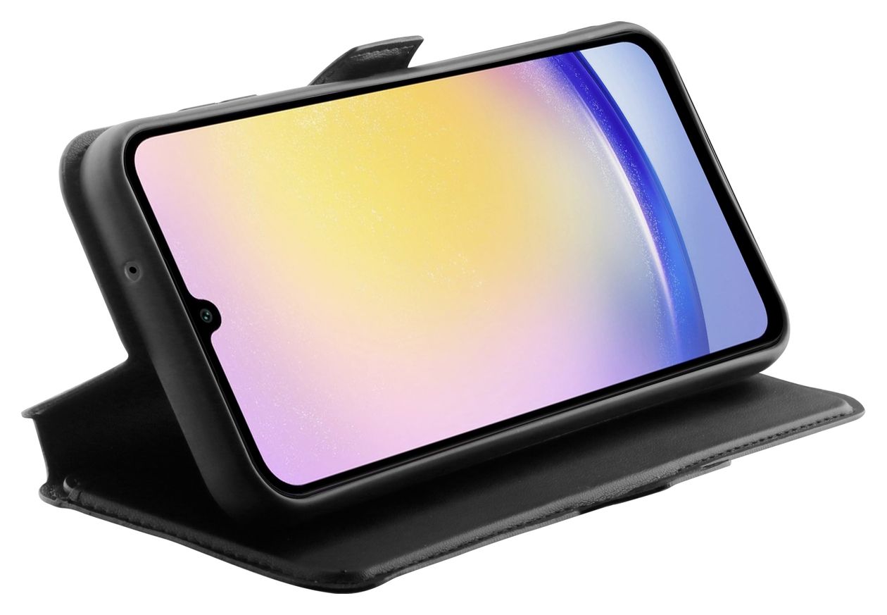 Pure Wallet Geldbörsenhülle für Samsung Galaxy A25 5G  (Schwarz) 