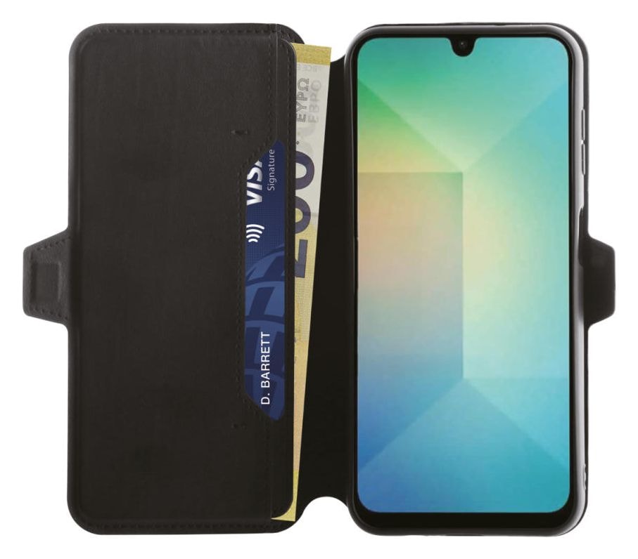 Pure Wallet Geldbörsenhülle für Samsung Galaxy A26 5G  (Schwarz) 