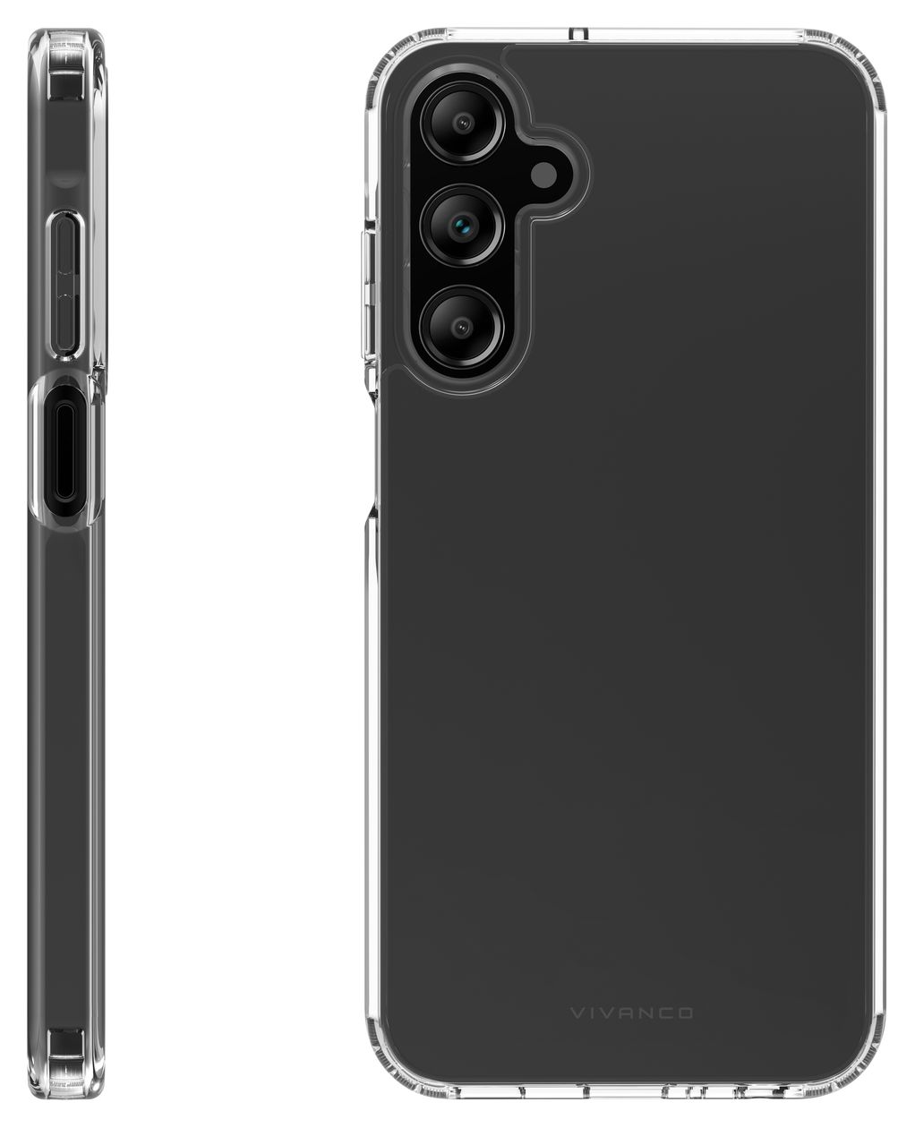 Safe and Steady Cover für Samsung Galaxy A15 5G  (Transparent) 