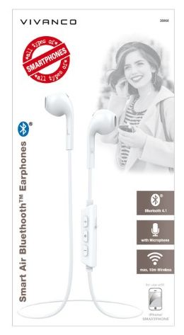 Smart Air 3 In-Ear Bluetooth Kopfhörer kabellos 5 h Laufzeit (Weiß) 