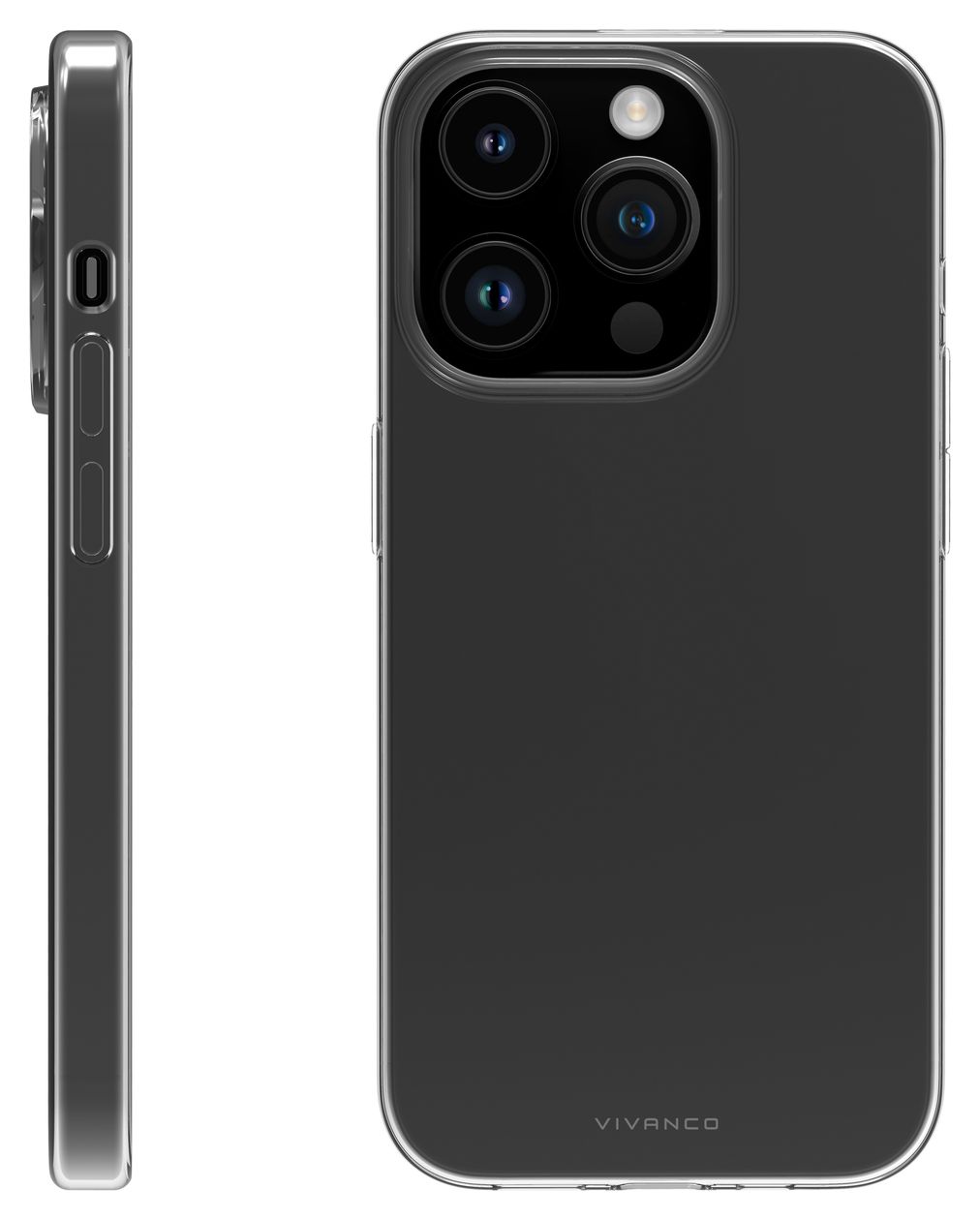 Super Slim Cover für Apple iPhone 15 Plus  (Transparent) 