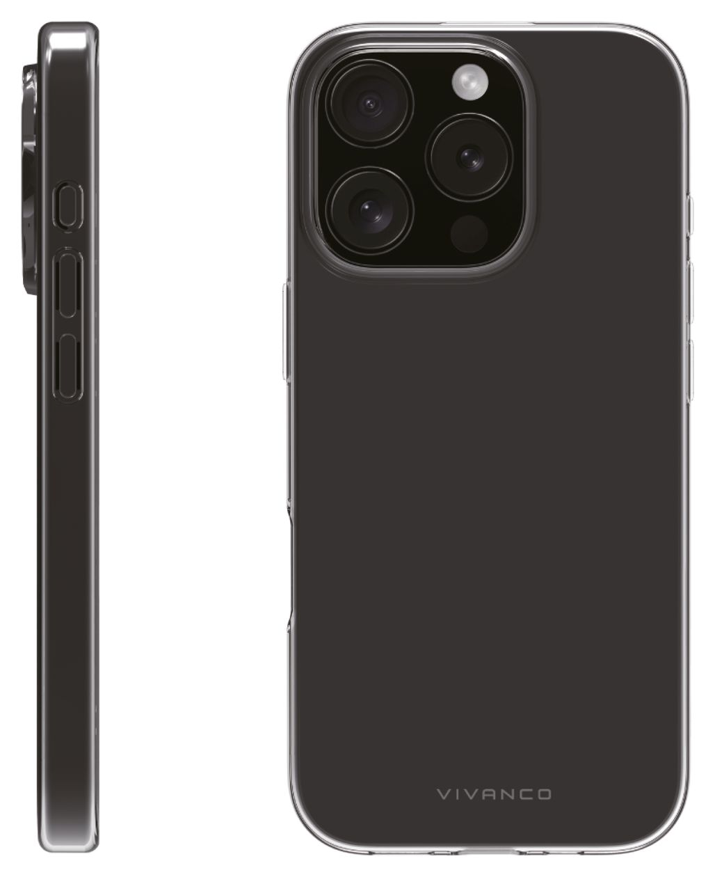 Super Slim Cover für Apple iPhone 16 Pro  (Transparent) 