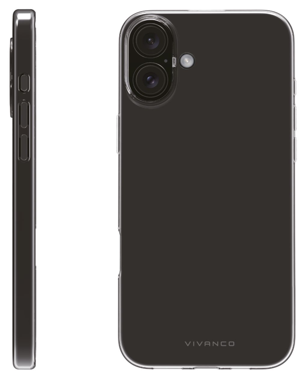 Super Slim Cover für Apple iPhone 16 Plus  (Transparent) 
