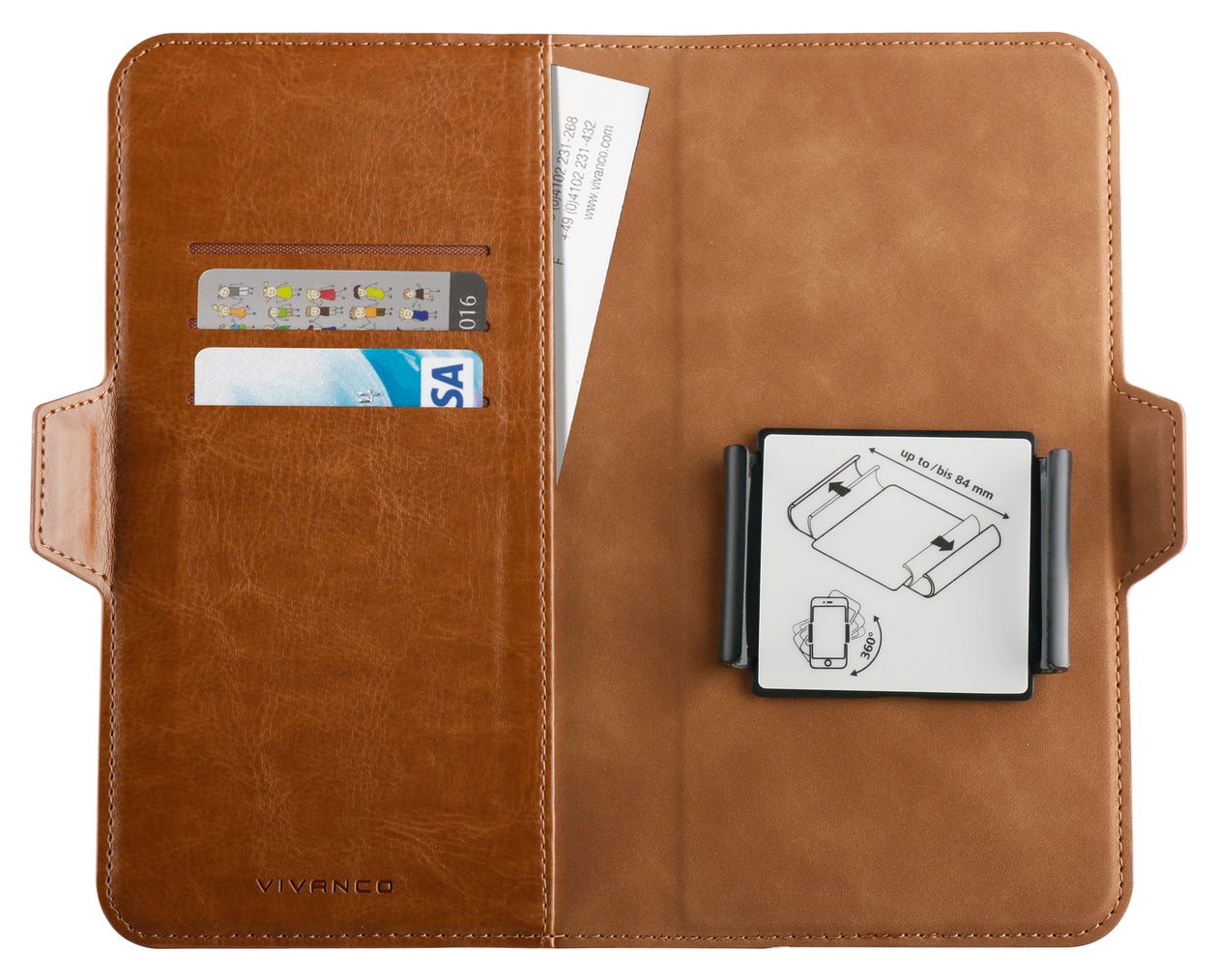Universal Book Folio für Jede Marke Universal  (Braun) 