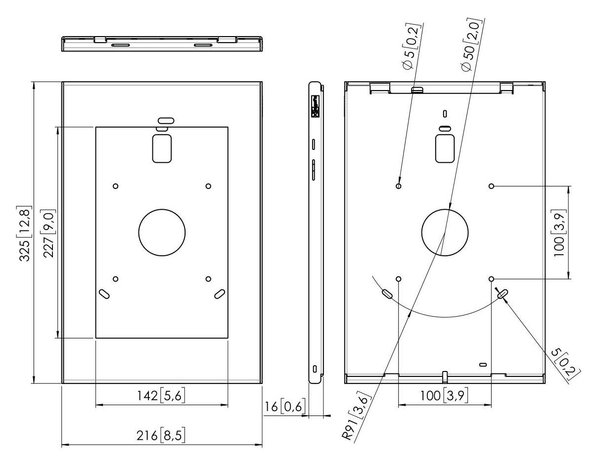 PTS1231 TabLock Tablethalterung für Galaxy Tab A 10.5  (Grau) 