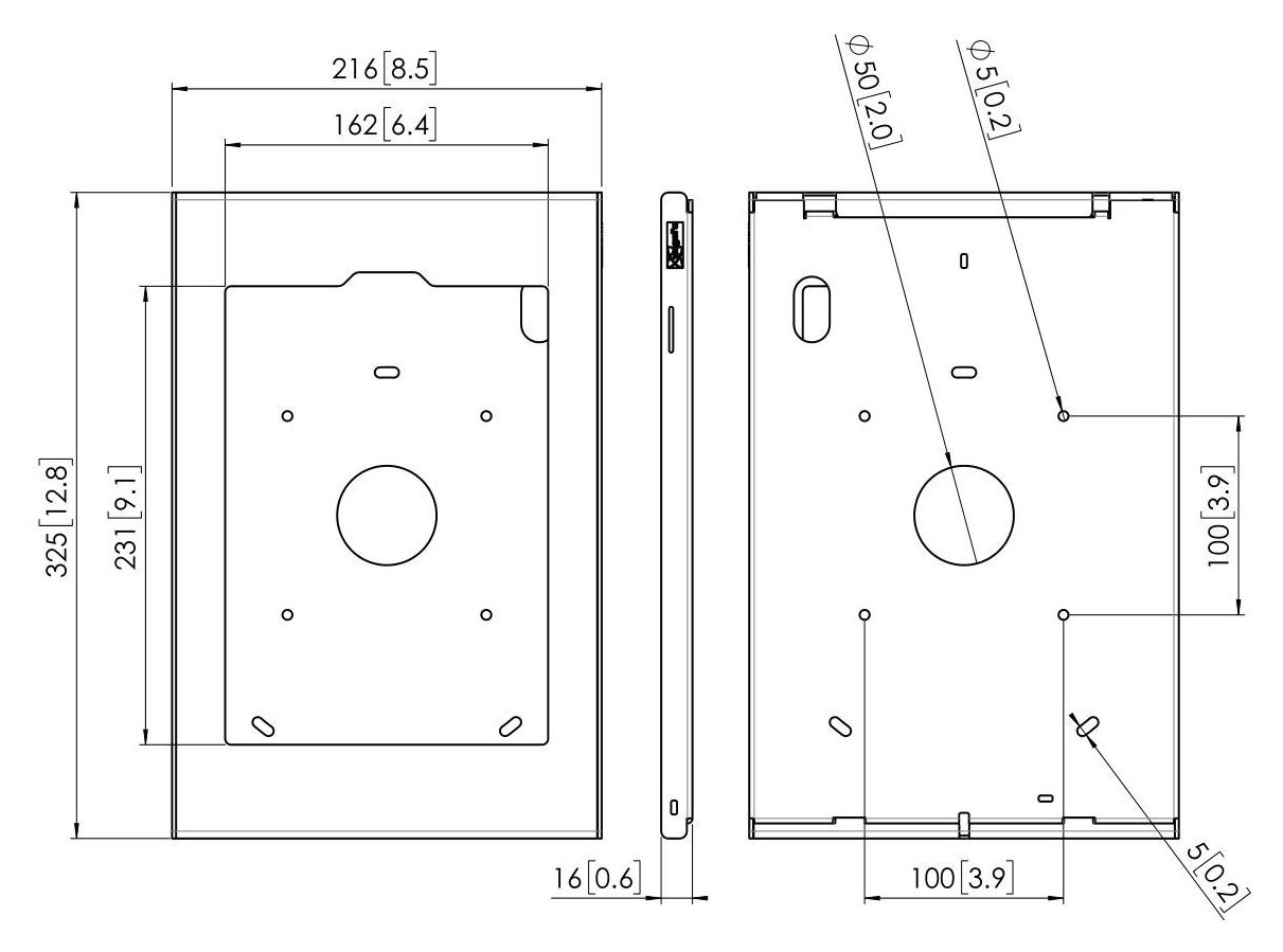PTS1233 TabLock Tablethalterung für iPad Pro 11 1.Gen  (Grau) 
