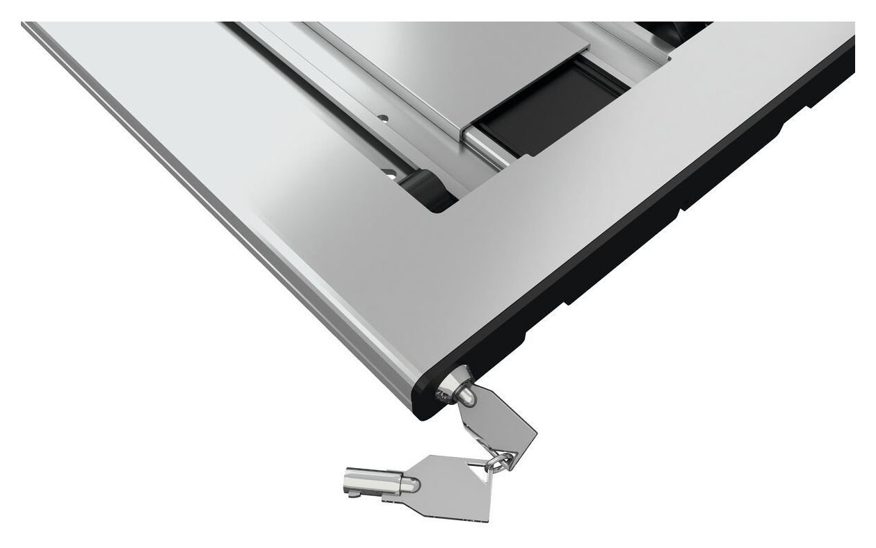 PTS2010 TabLock Tablethalterung aus Aluminium/Stahl für Universal bis 25,4 cm (10")  (Aluminium/Silber) 