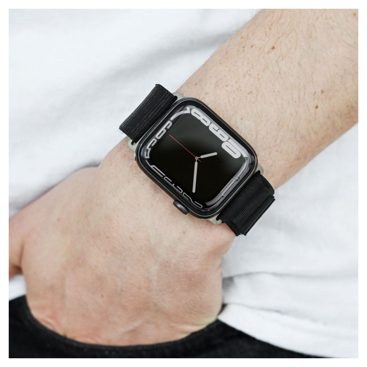 Action Loop Armband Apple Watch 38 mm / 40 mm / 41 mm  (Schwarz) 