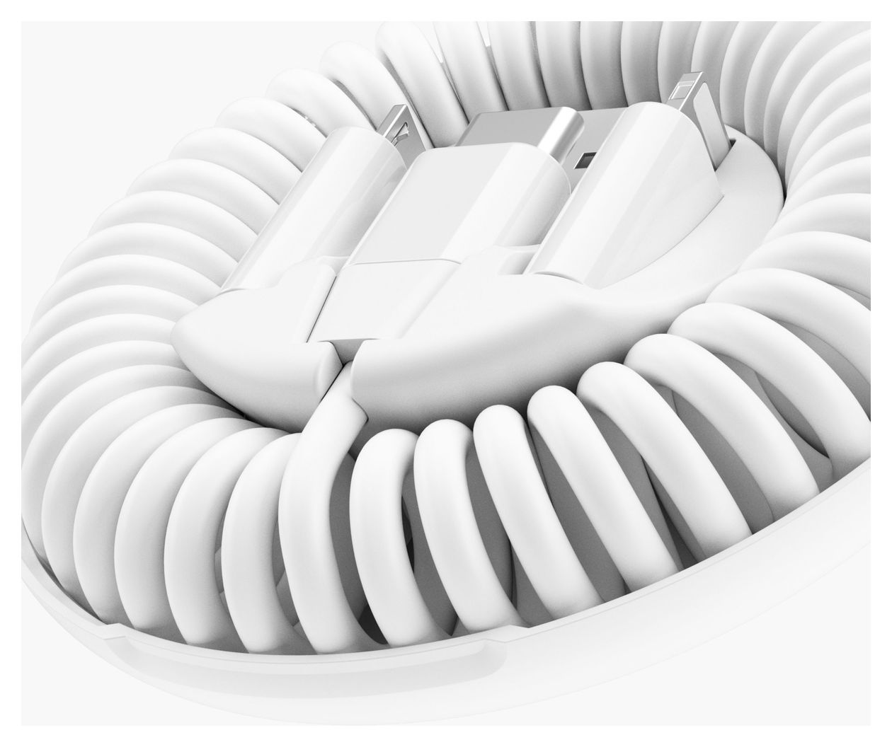 Allroundo Eco 0,48 Gbit/s Rundkabel USB C auf USB C Männlich 0,9 m  (Weiß) 