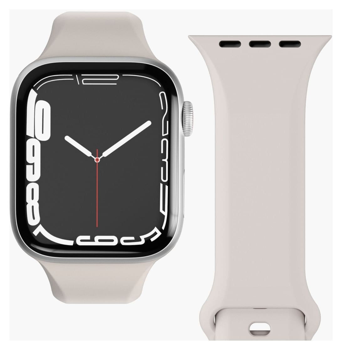 Classic Band 2 Armband Apple Watch 38 / 40 / 41 mm  (Cremefarben) 
