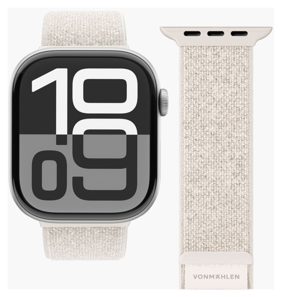 Fitness Loop 2 Armband Apple Watch 40 / 41 / 42 mm  (Cremefarben) 