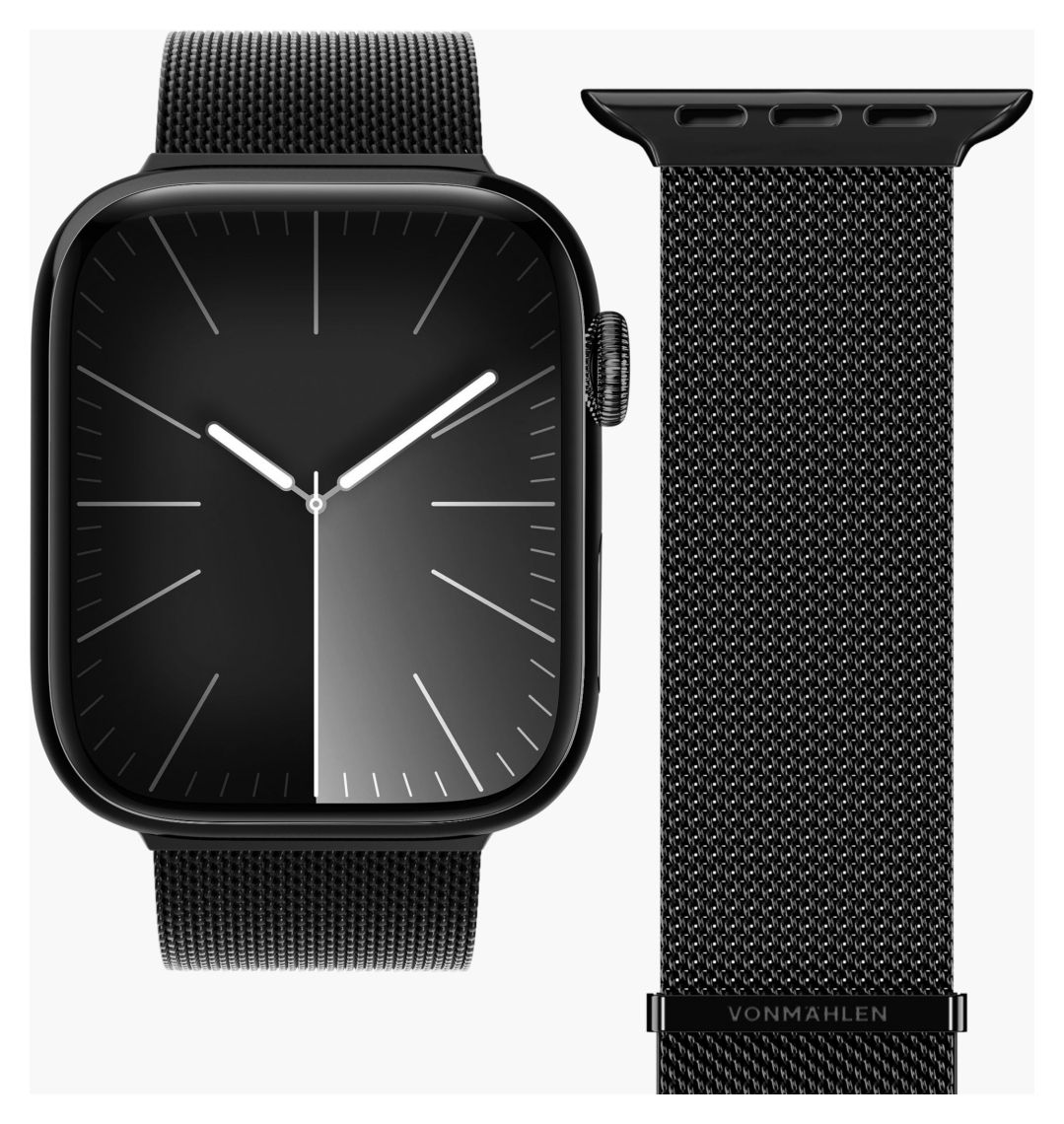 Milanese Loop 2 Armband Apple Watch 40 | 41 | 42 mm  (Schwarz) 