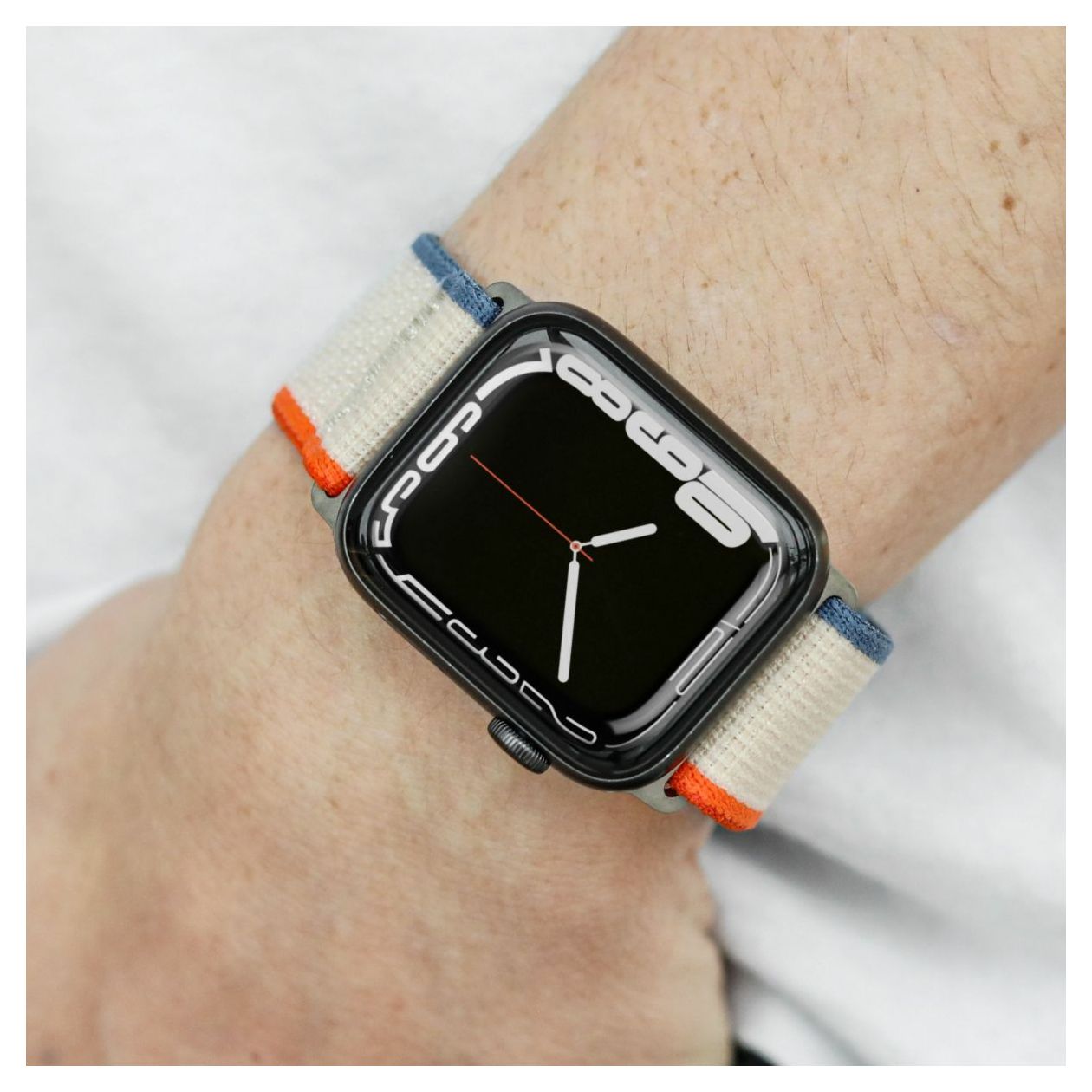 Trekking Loop Armband Apple Watch 42 mm / 44 mm / 45 mm / 49 mm  (Beige, Orange) 