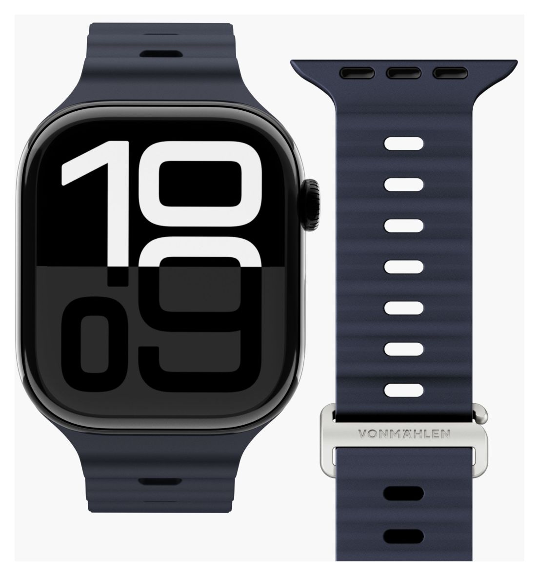 Wave Band 2 Armband Apple Watch 44 | 45 | 46 | 49 mm  (Navy) 