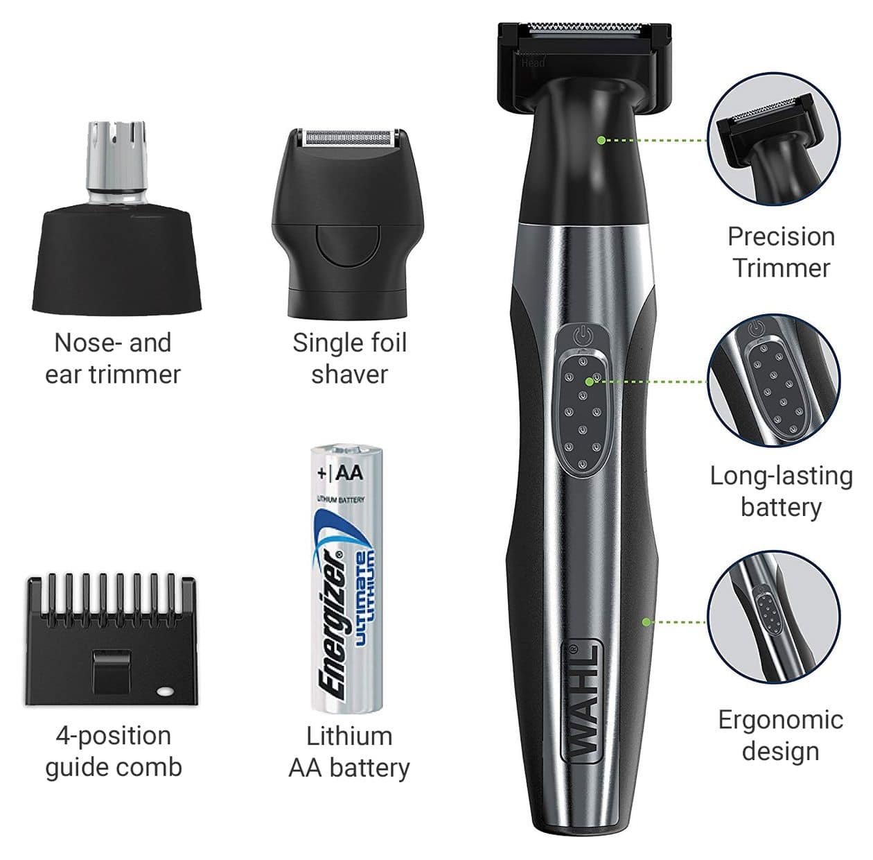 05604-616 Travel Kit Deluxe Trocken Rasierer Lithium 