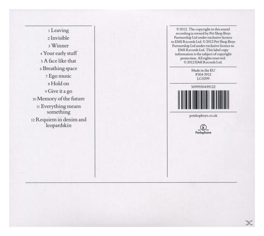Pet Shop Boys - ELYSIUM 