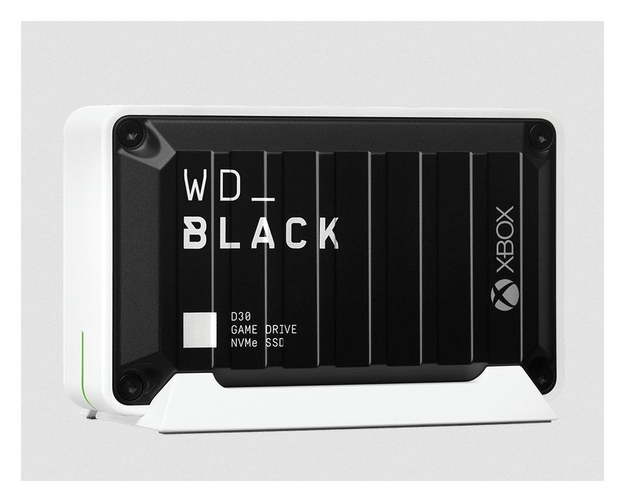 Black D30 Game Drive Xbox 2 TB SSD  (Schwarz, Weiß) 